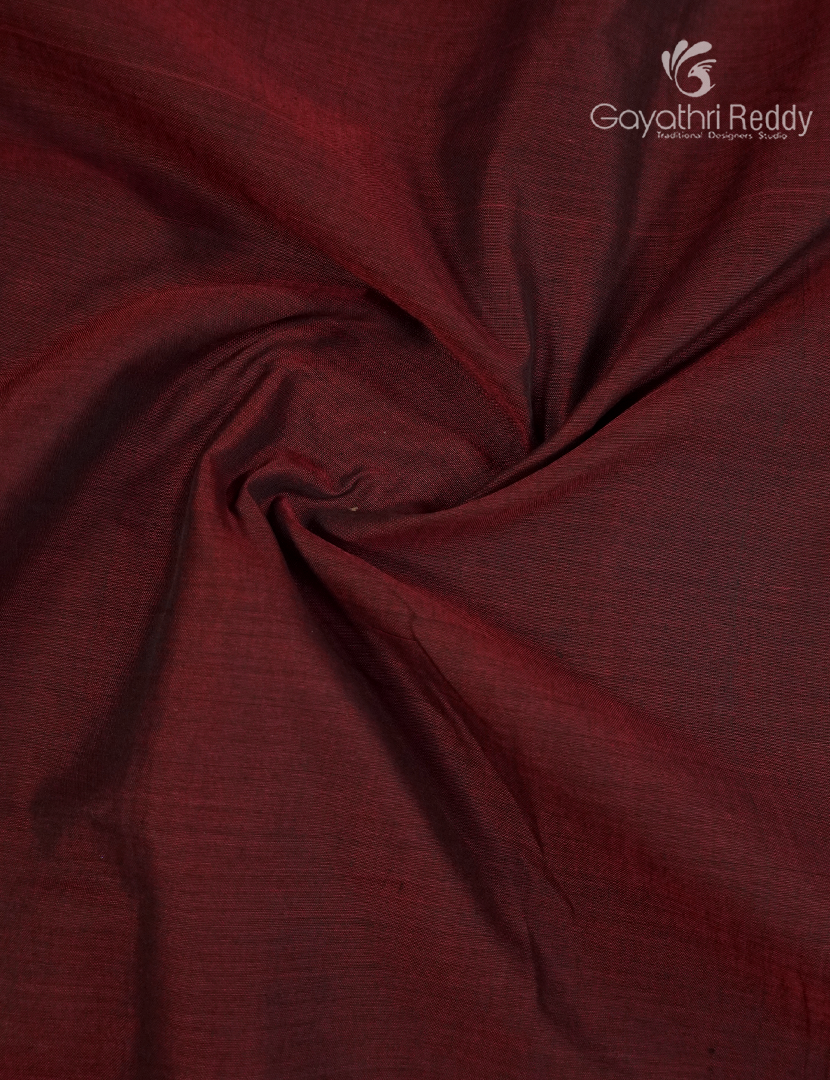 Pure Narayanpet Cotton Saree in Maroon