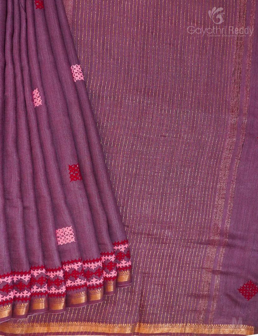 PURE DESI TUSSAR HAND WORK-TS1242