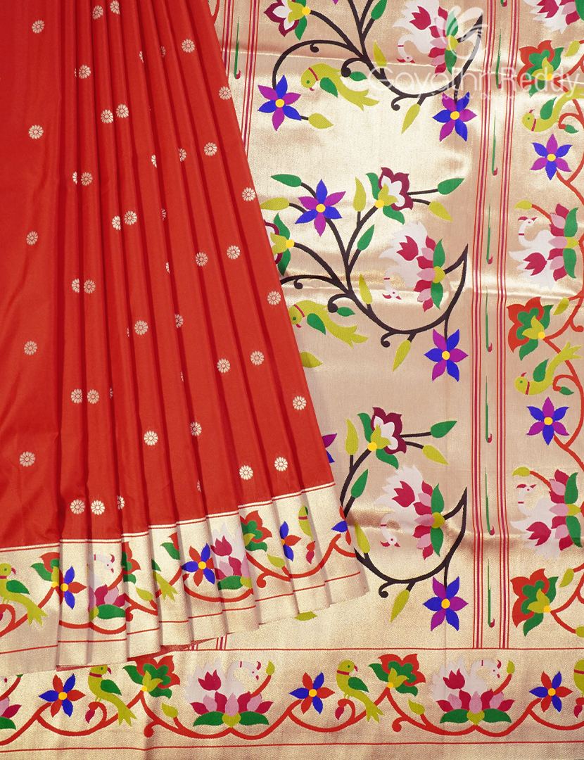 SEMI PAITHANI SAREE-SPS93