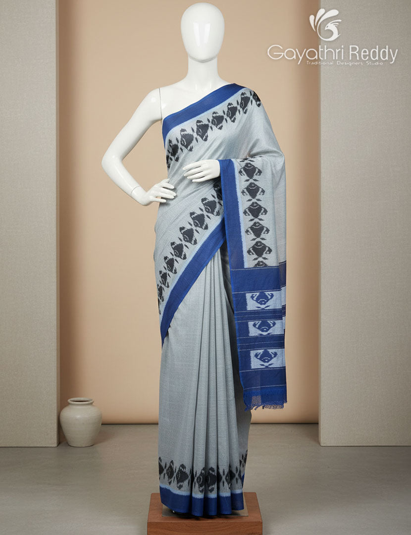 PURE IKKAT COTTON (H.L) SAREE-IKC1071