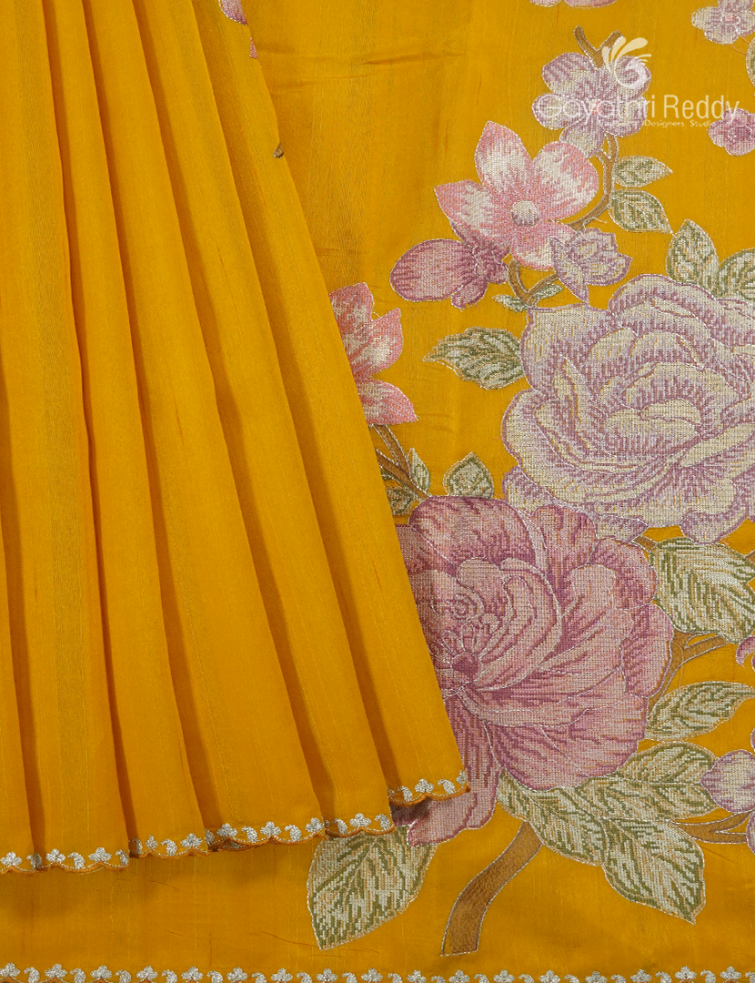 DUPION SILK FANCY SAREE -DSF36
