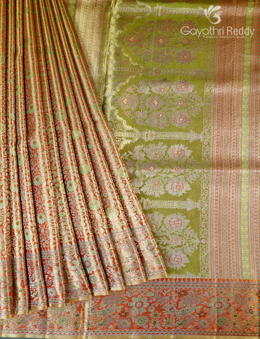 PURE KANCHI TISSUE SAREE-KP8568