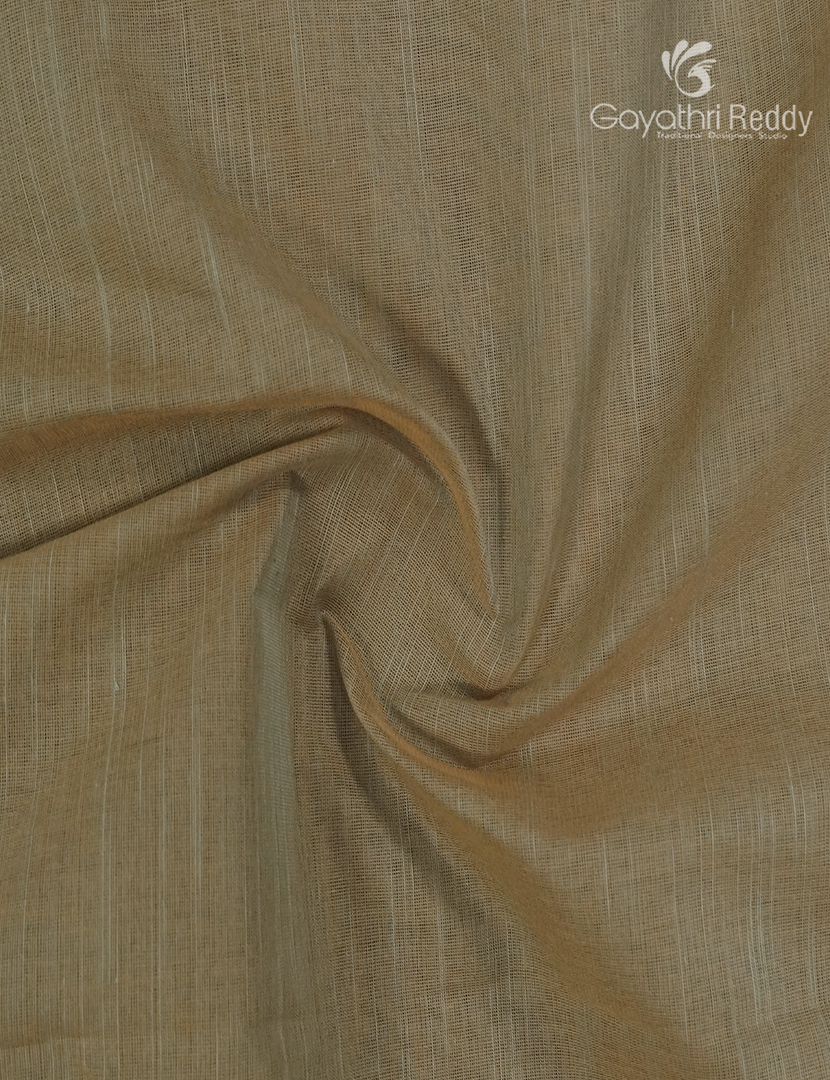 Pure Handloom Cotton Saree in Grey