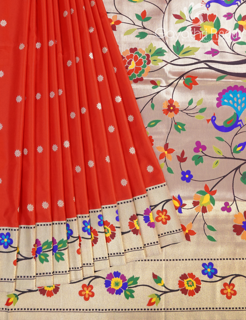 SEMI PAITHANI SAREE-SPS59