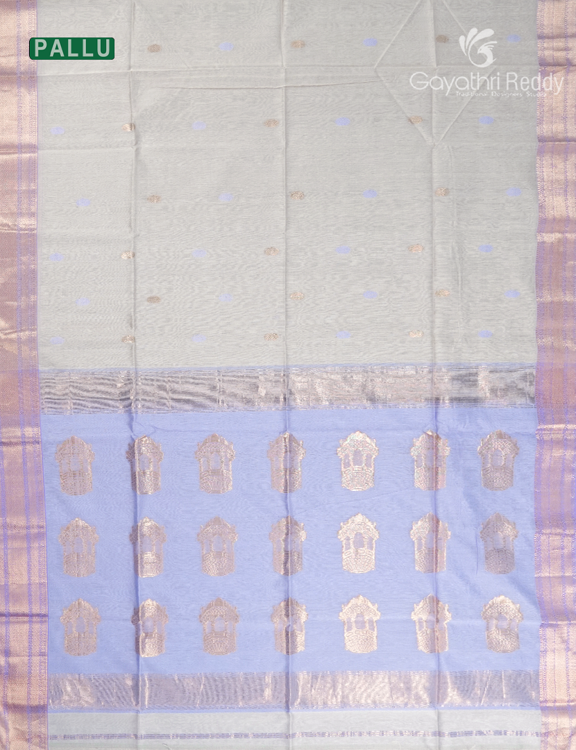 PURE CHANDERI BUTTA SAREES -CPS1221