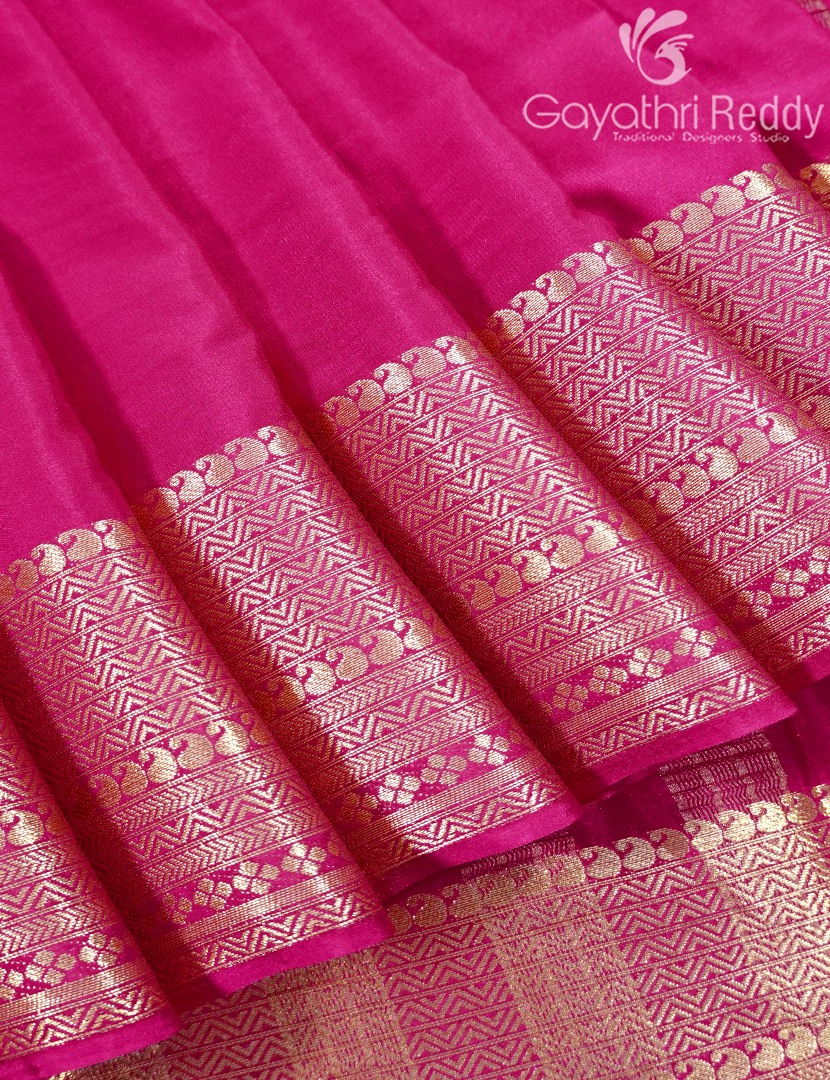 SEMI MYSORE CREPE SAREE-SMC401