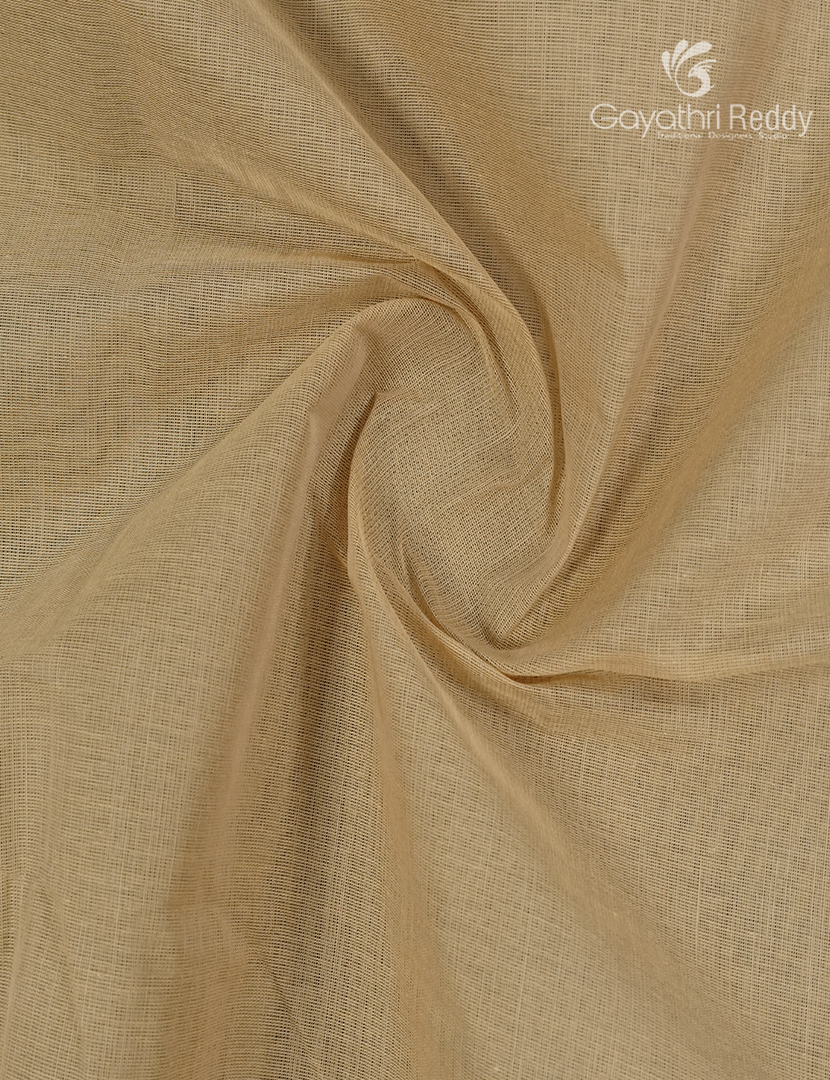 Pure Handloom Cotton Saree in Cream