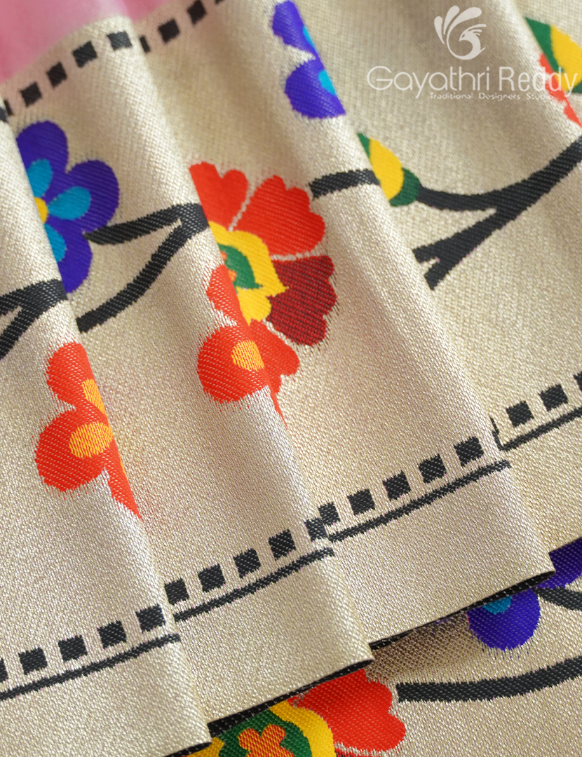 SEMI PAITHANI SAREE-SPS60