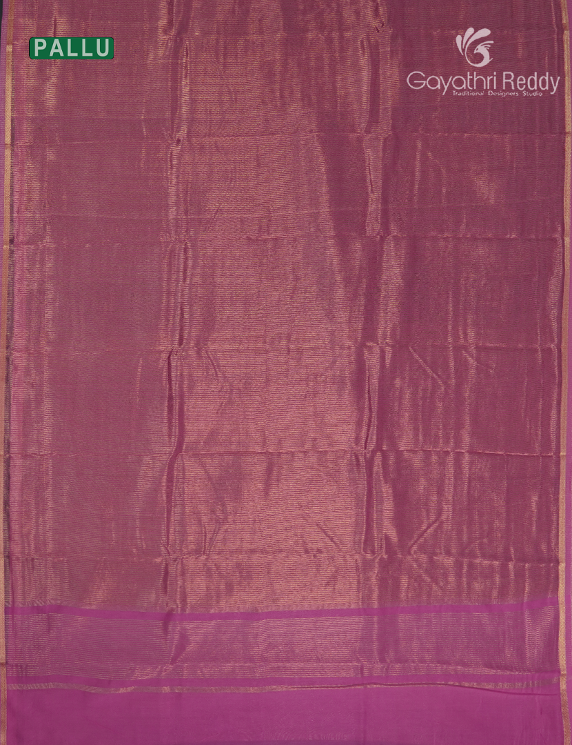 Pure Tissue Saree in Pink