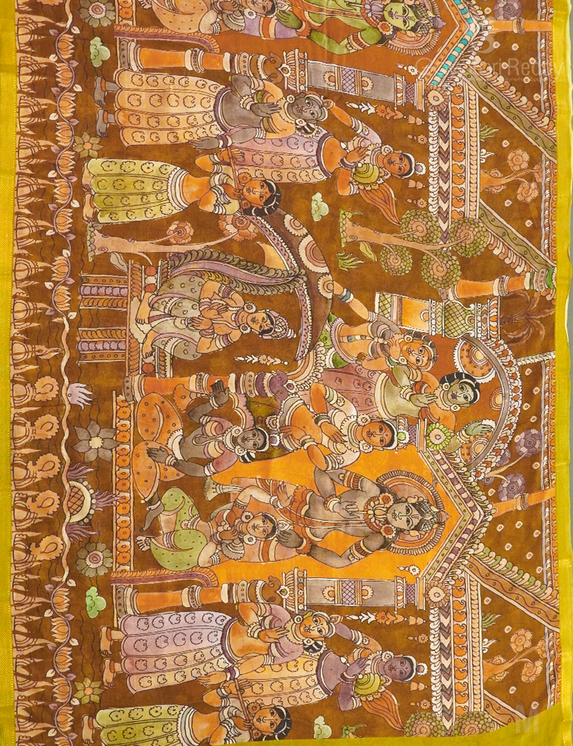PURE KALAMKARI KHADI COTTON-KKC119