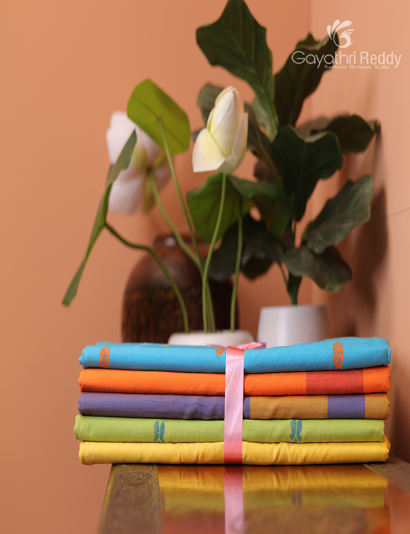 Silk Cotton Sarees Combo ( Set of 5 )