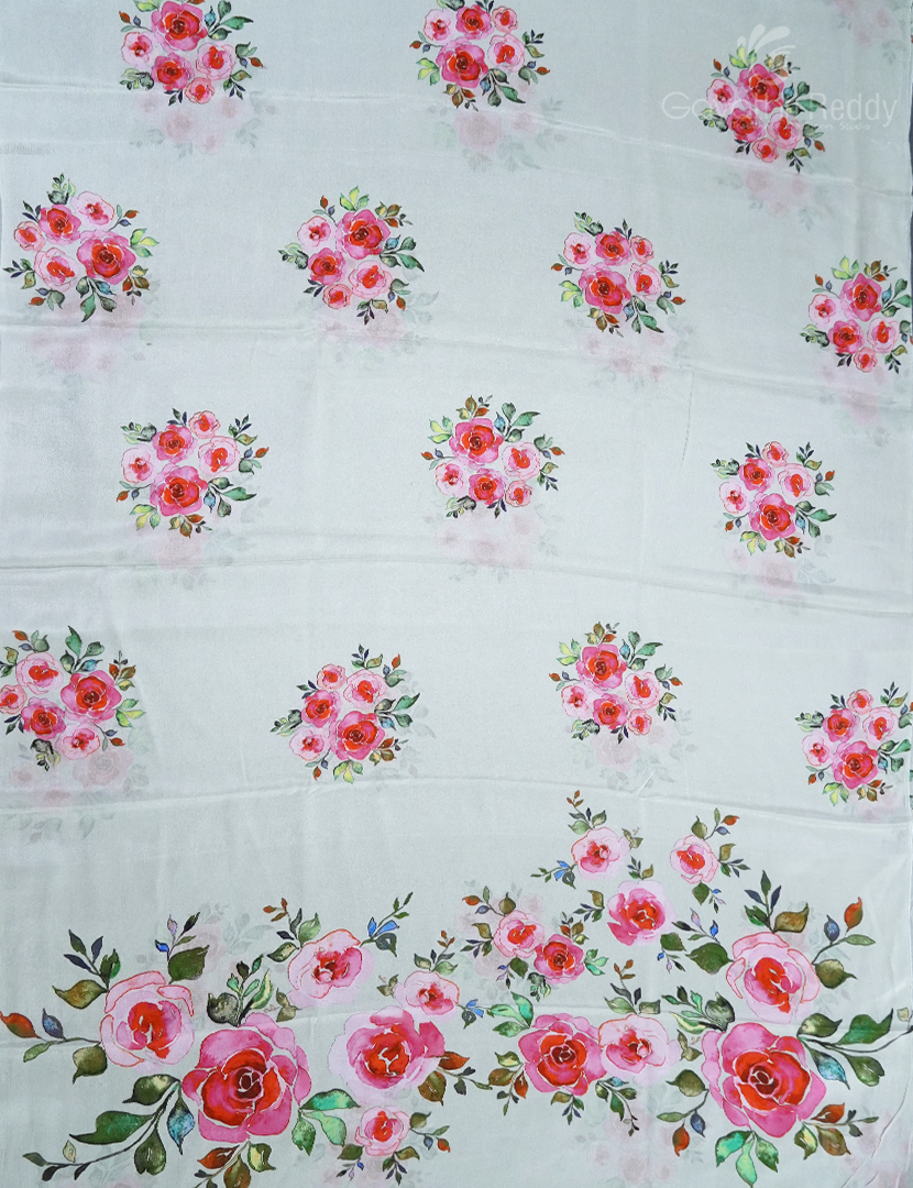 GEORGETTE PRINTED SAREE-PGP34