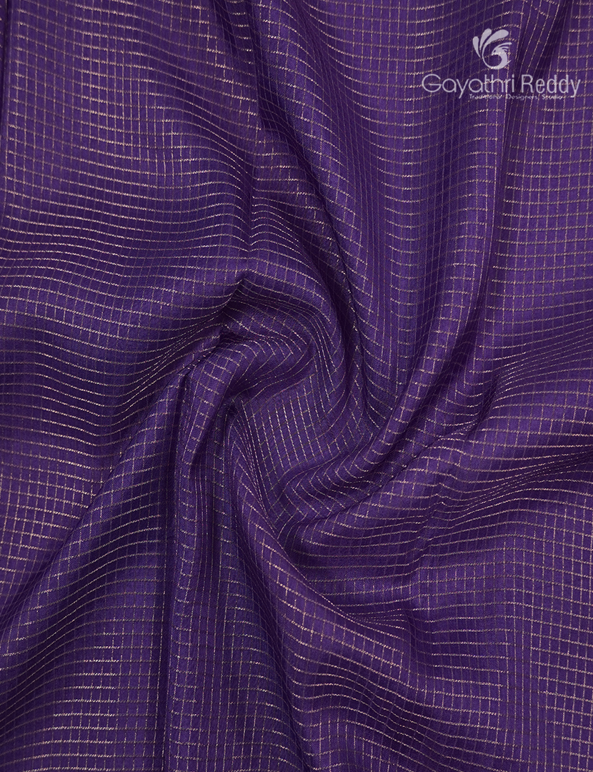 Semi Mysore Crepe Saree in Purple
