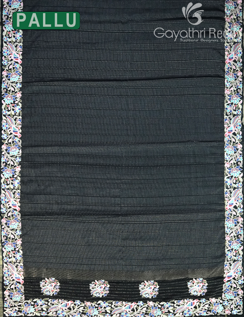 KHADI SILK WORK SAREE-KSW47