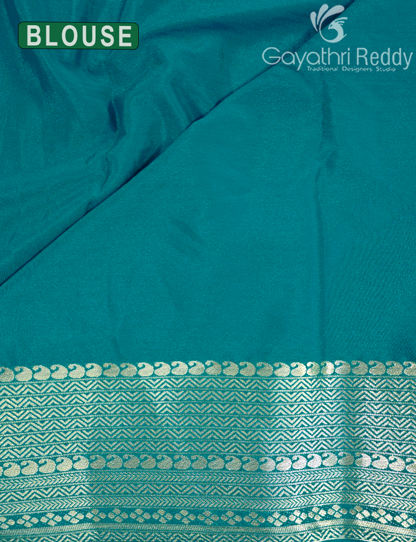 SEMI MYSORE CREPE SAREE-SMC403
