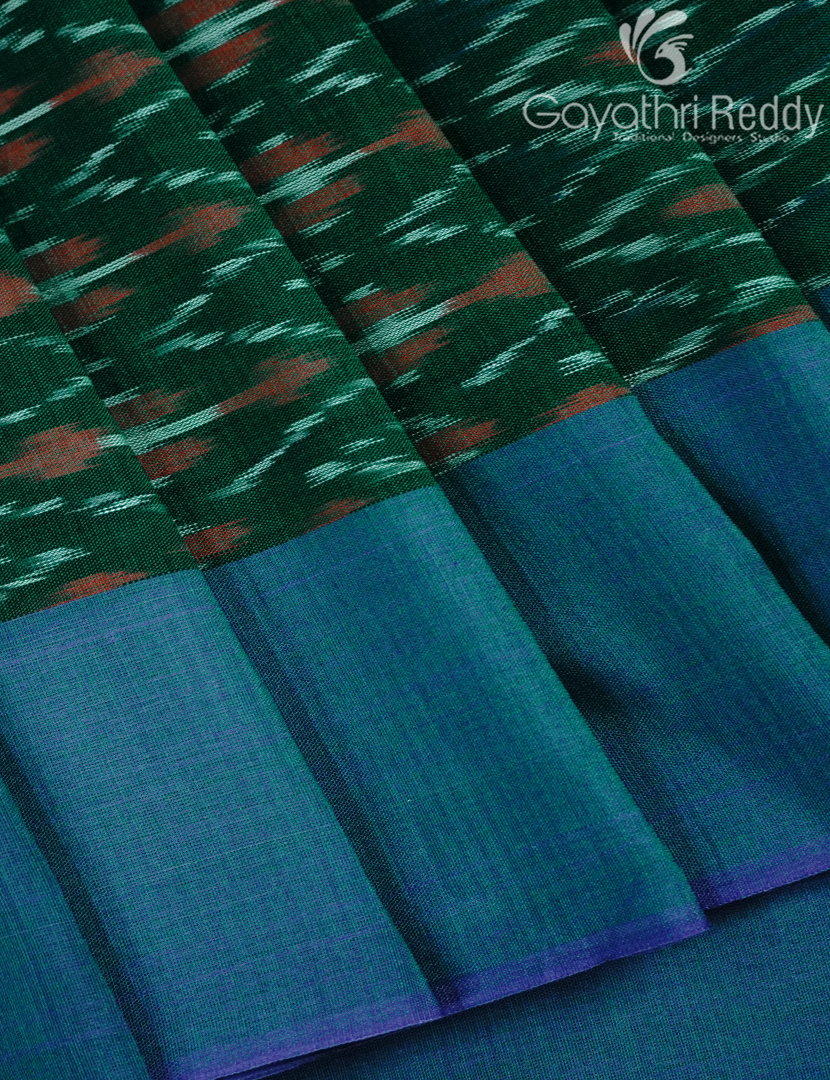 PURE IKKAT COTTON SAREE-IKC1090