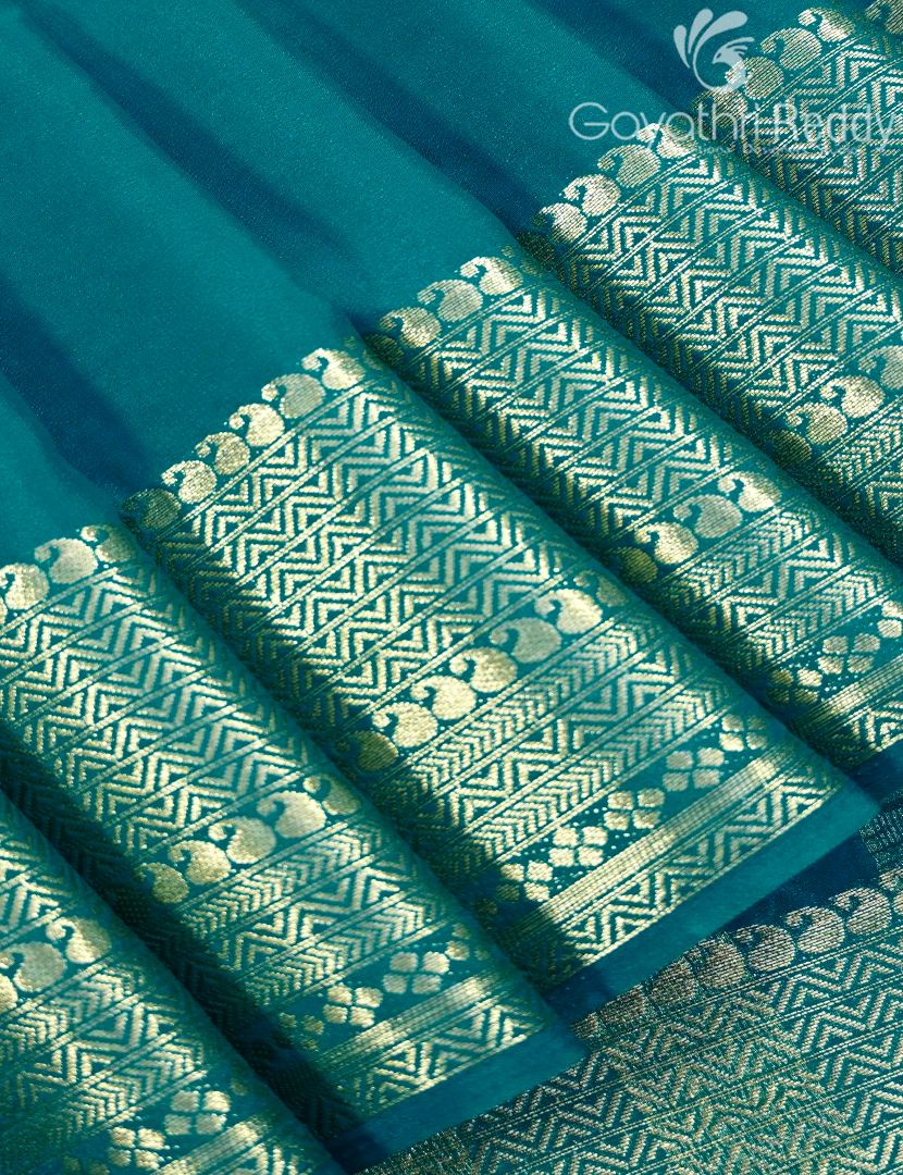 SEMI MYSORE CREPE SAREE-SMC403