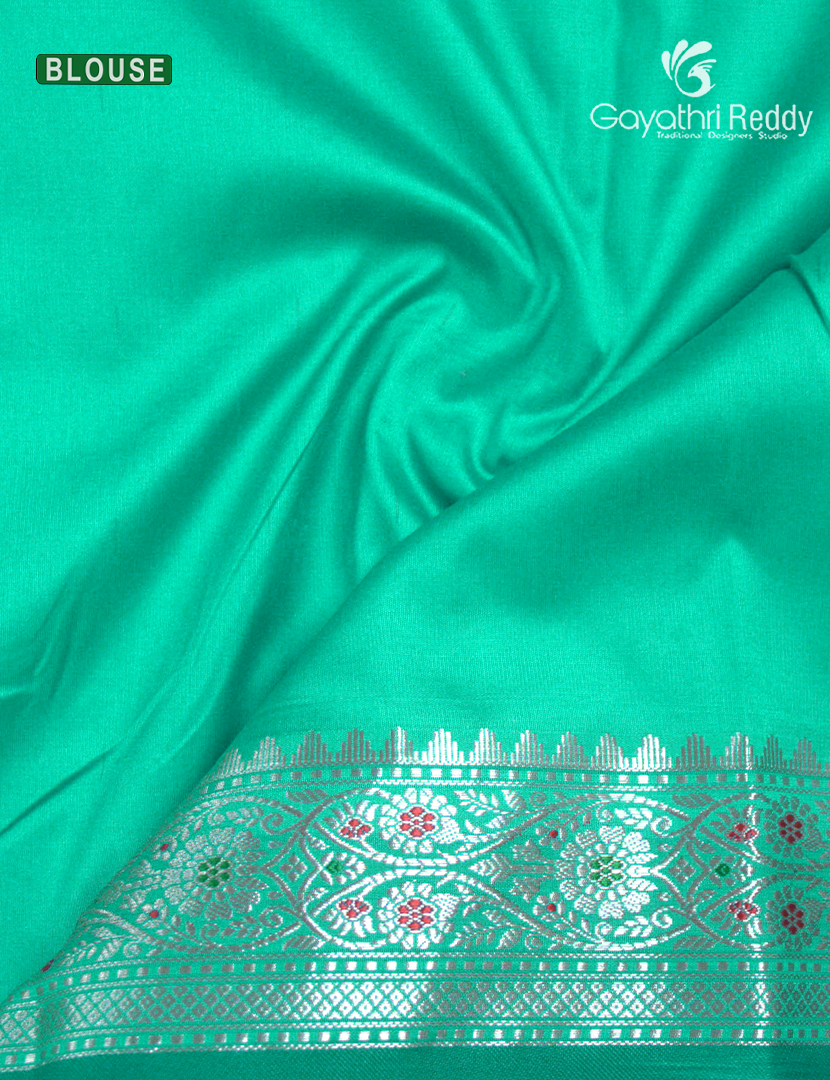Semi Banaras Katan Silk Saree in Deep Violet