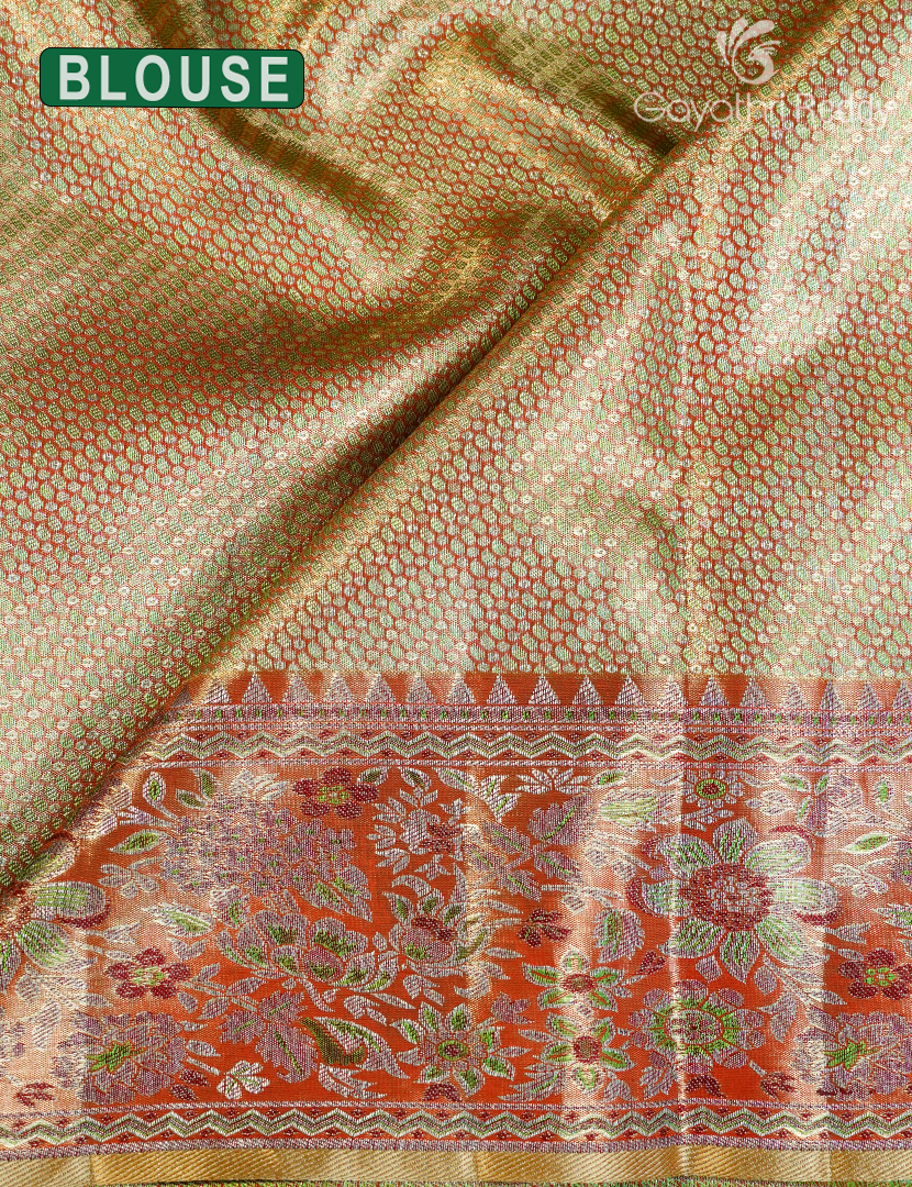 PURE KANCHI TISSUE SAREE-KP8568