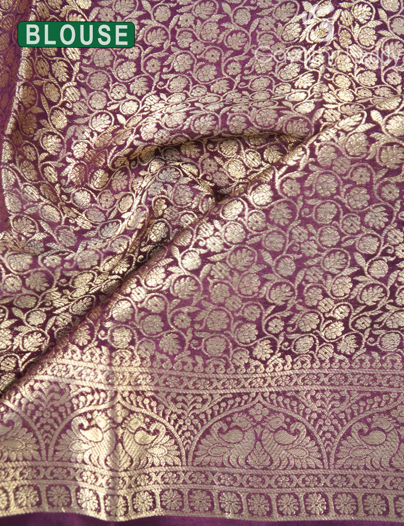 BANARAS CHIFFON SAREE-BCH5