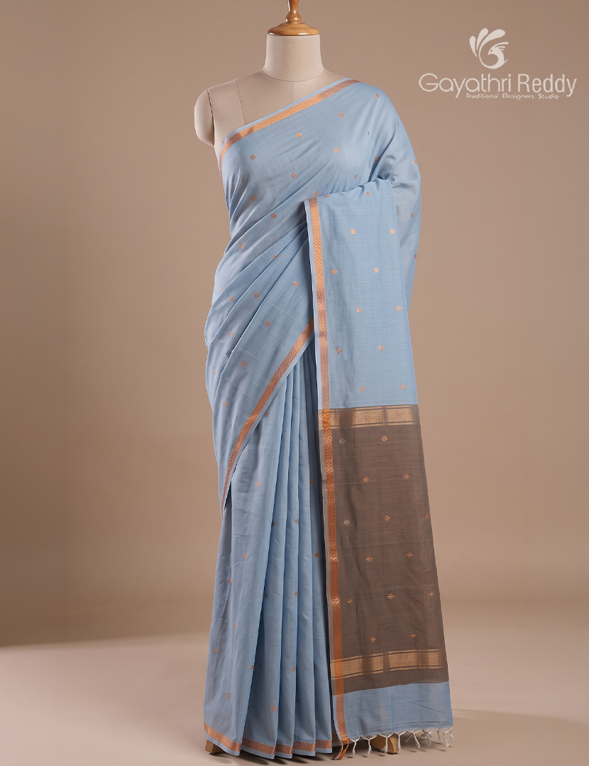 Sico Saree in Grey and Concrete Grey