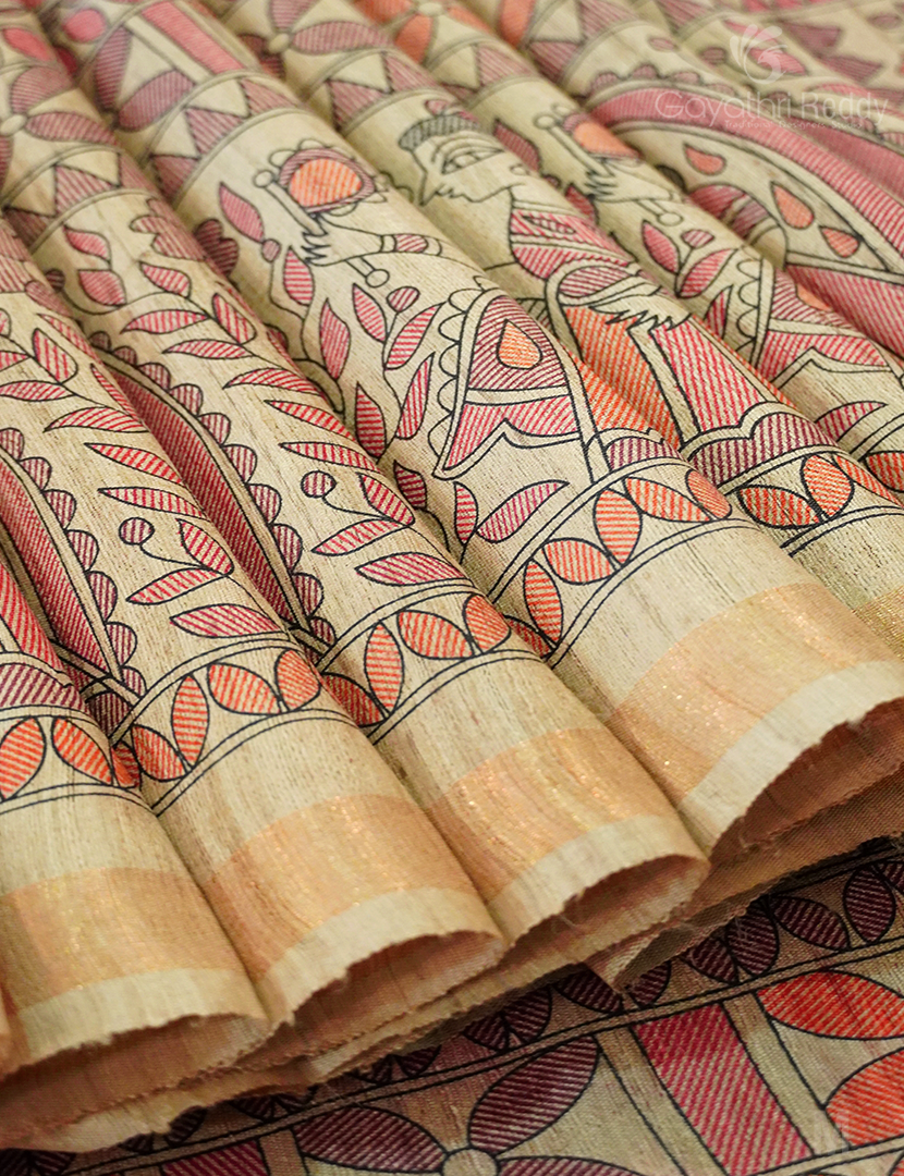 PURE DESI TUSSAR SILK-TS1321