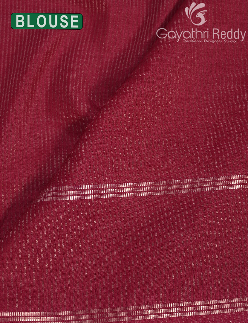 KHADI SILK WORK SAREE-KSW5