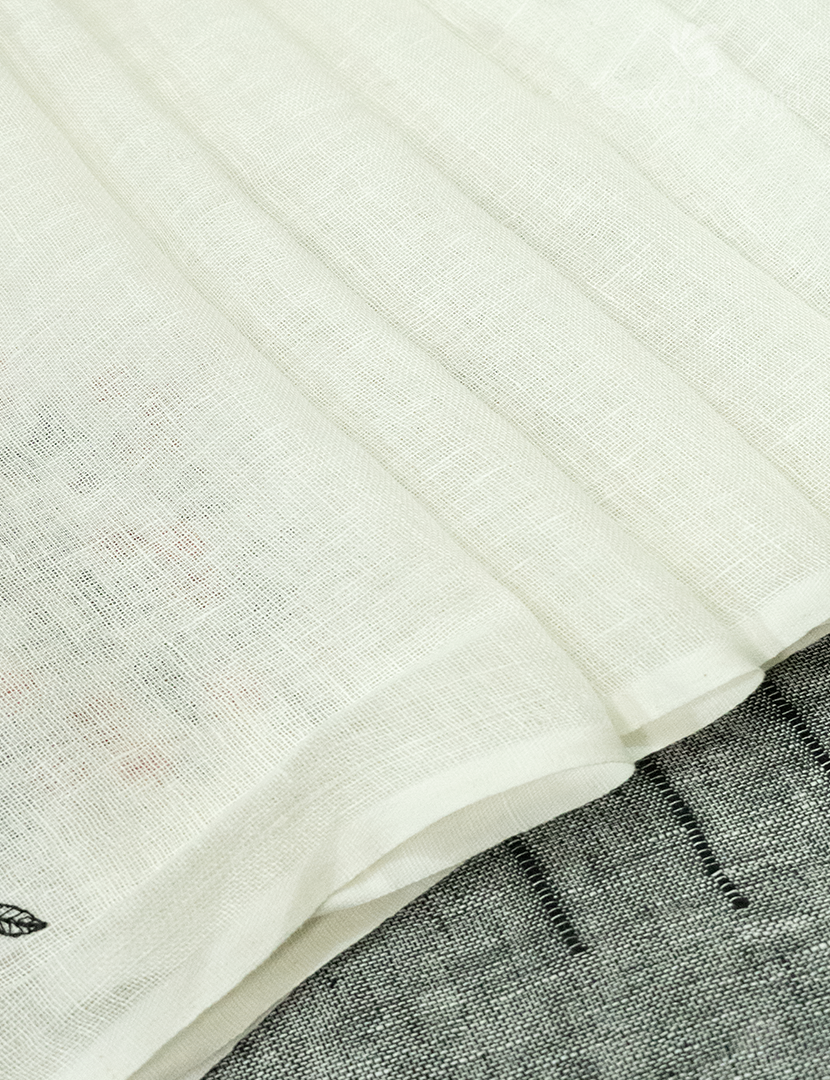 PURE LINEN SAREE-L1351