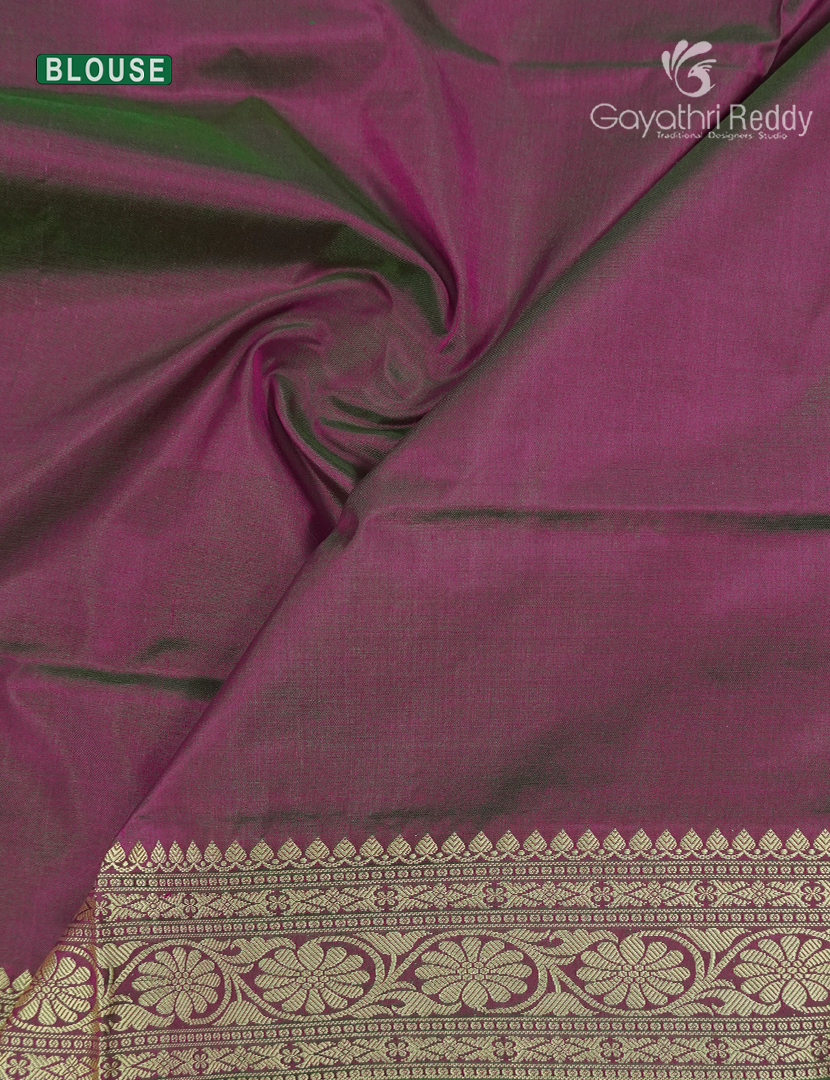 Pure Banaras Katan Silk Saree in Deep Mauve