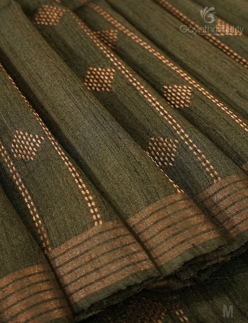 PURE DESI TUSSAR SILK-TS1359