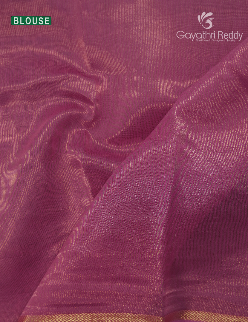 Pure Tissue Saree in Pink