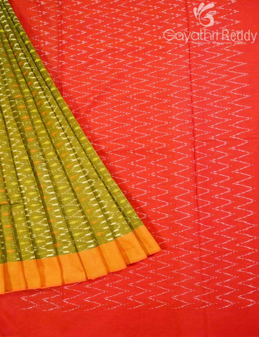 PURE IKKAT COTTON SAREE-IKC1092