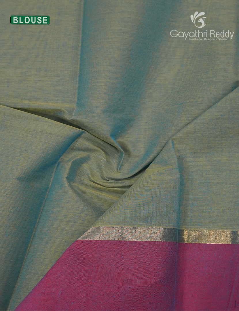 Pure Kanchi Cotton Saree in Grey