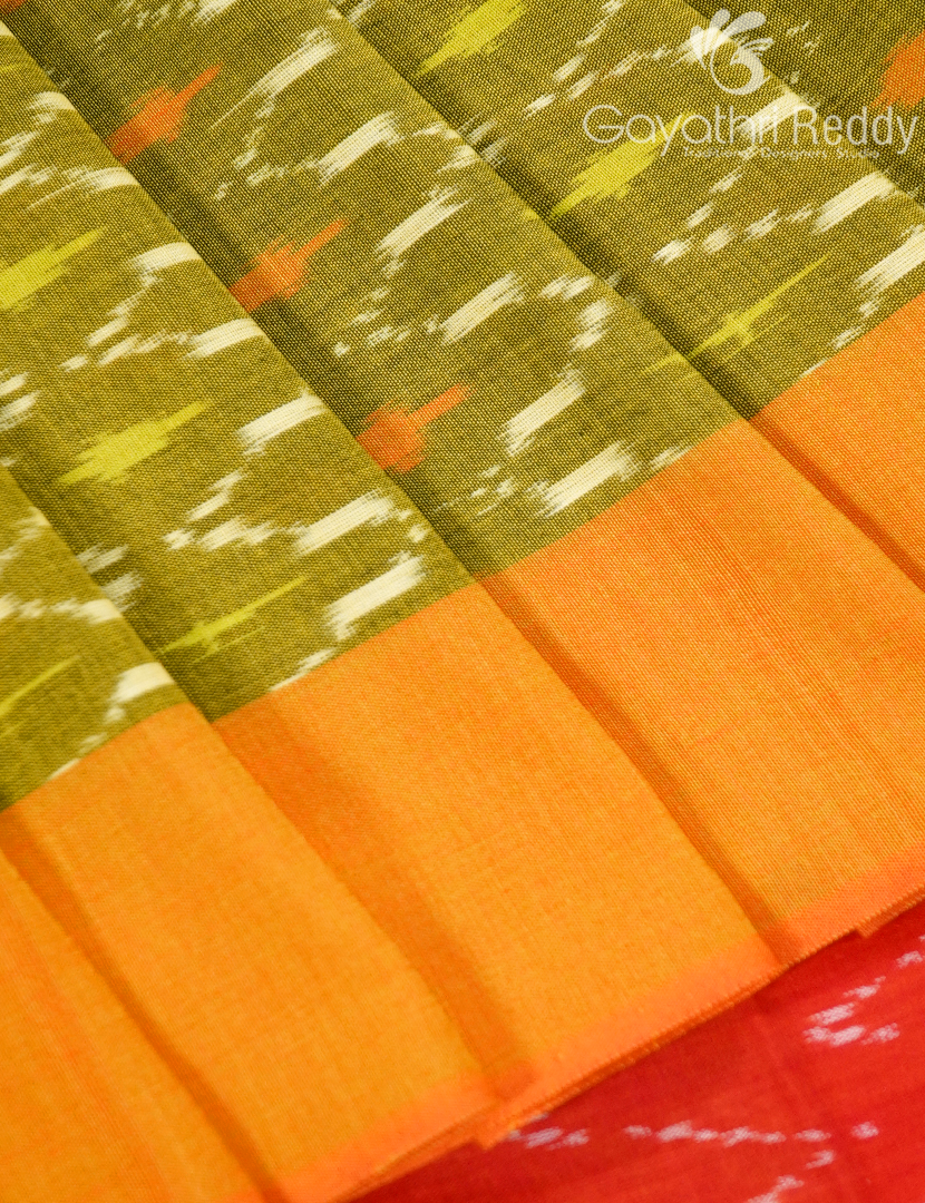 PURE IKKAT COTTON SAREE-IKC1092