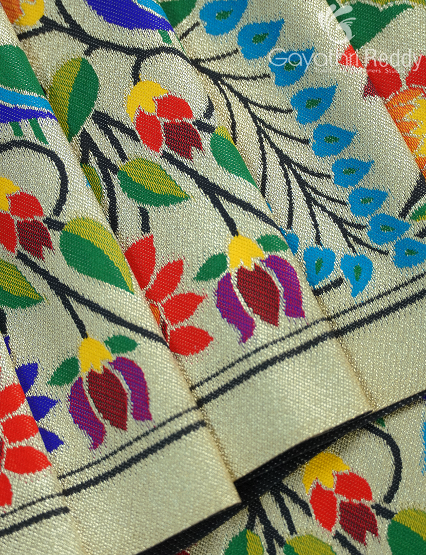 SEMI PAITHANI SAREE-SPS63