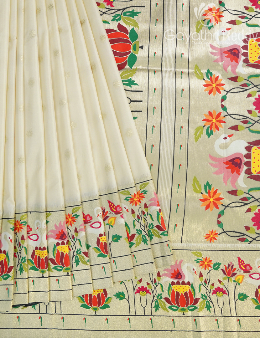 SEMI PAITHANI SAREE-SPS64