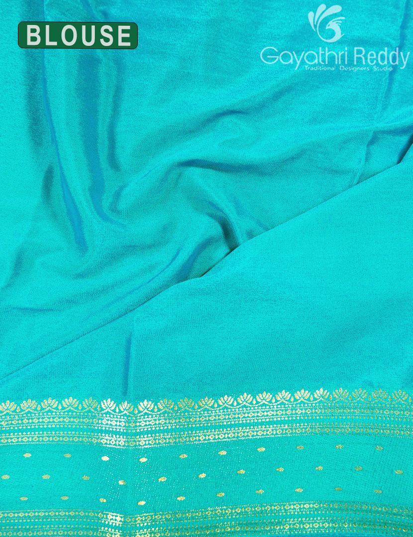 SEMI MYSORE CREPE SAREE-SMC406