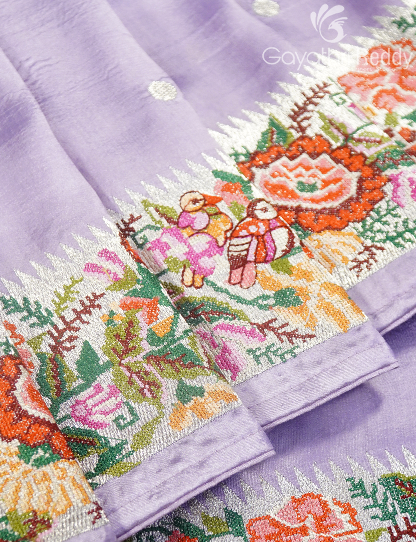 SEMI DUPION SILK SAREE-SDS110