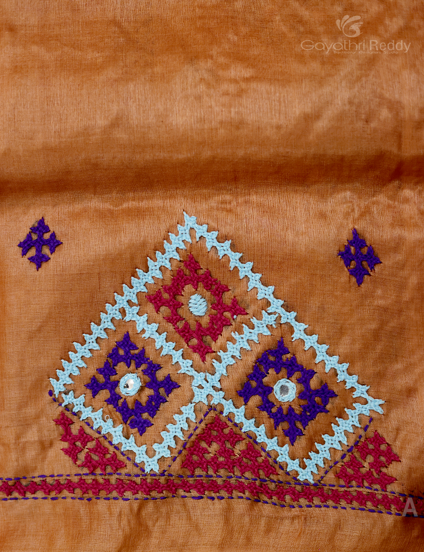 PURE TUSSAR KUTCH WORK-TS837