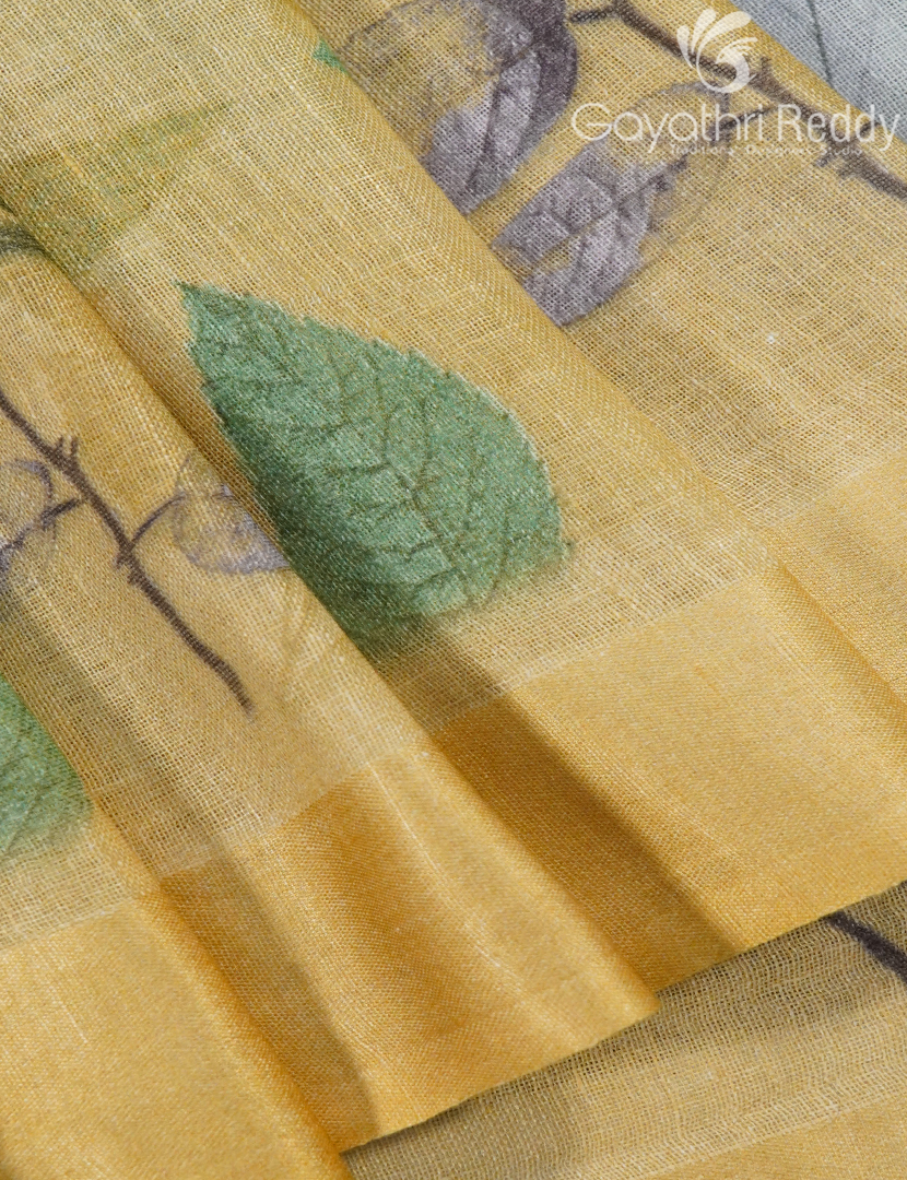 PURE LINEN SAREE-L1431