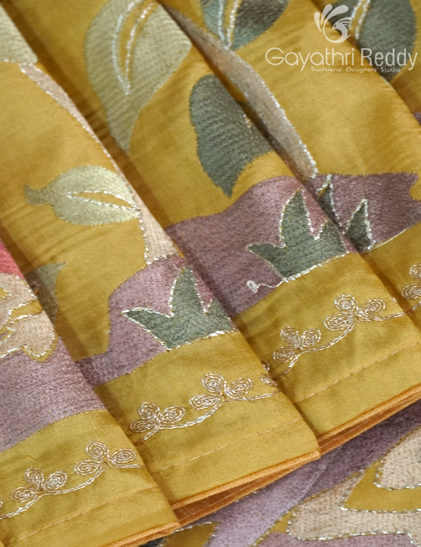 DUPION SILK FANCY SAREE -DSF19