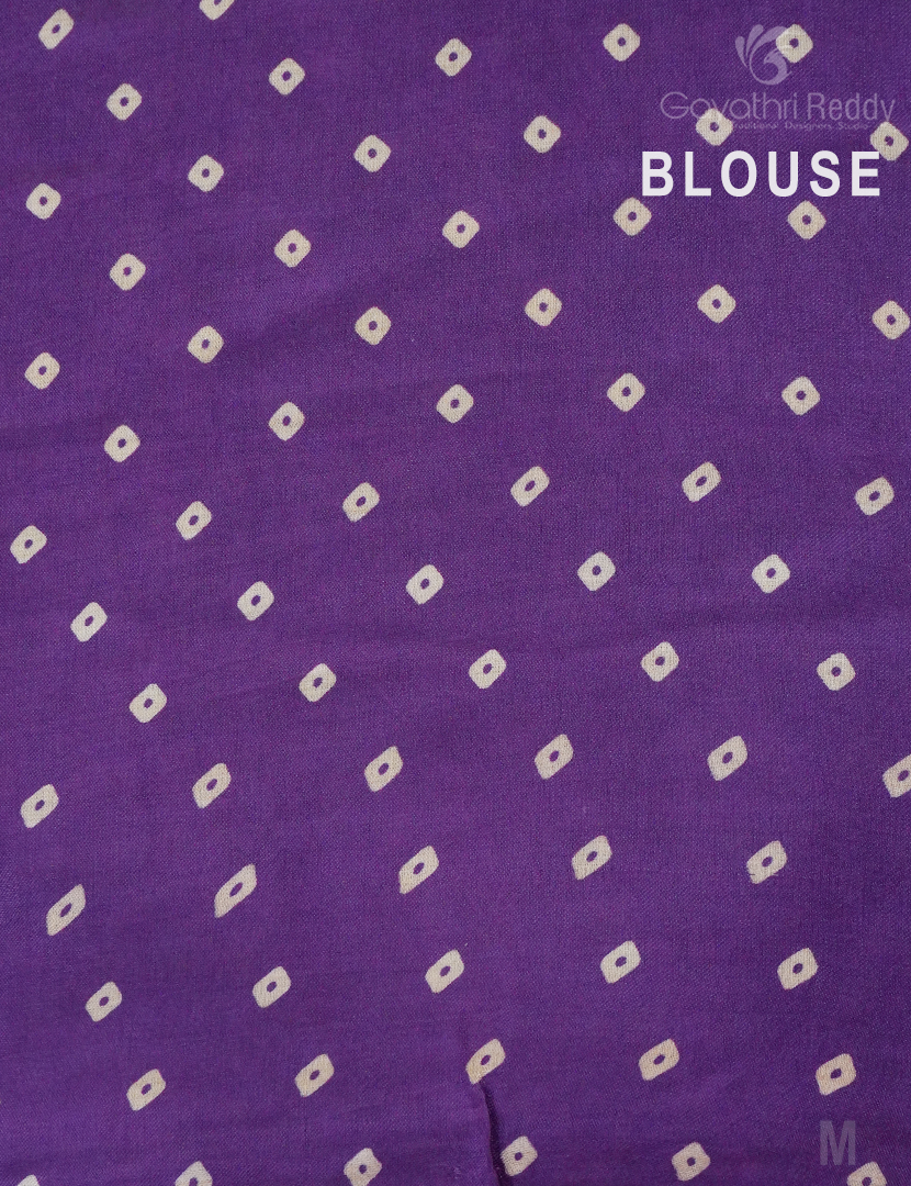 MODAL AJRAKH PRINT SAREE-PMS86