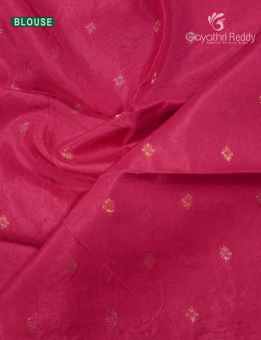Semi Mysore Crepe Saree in Deep Peacock Blue