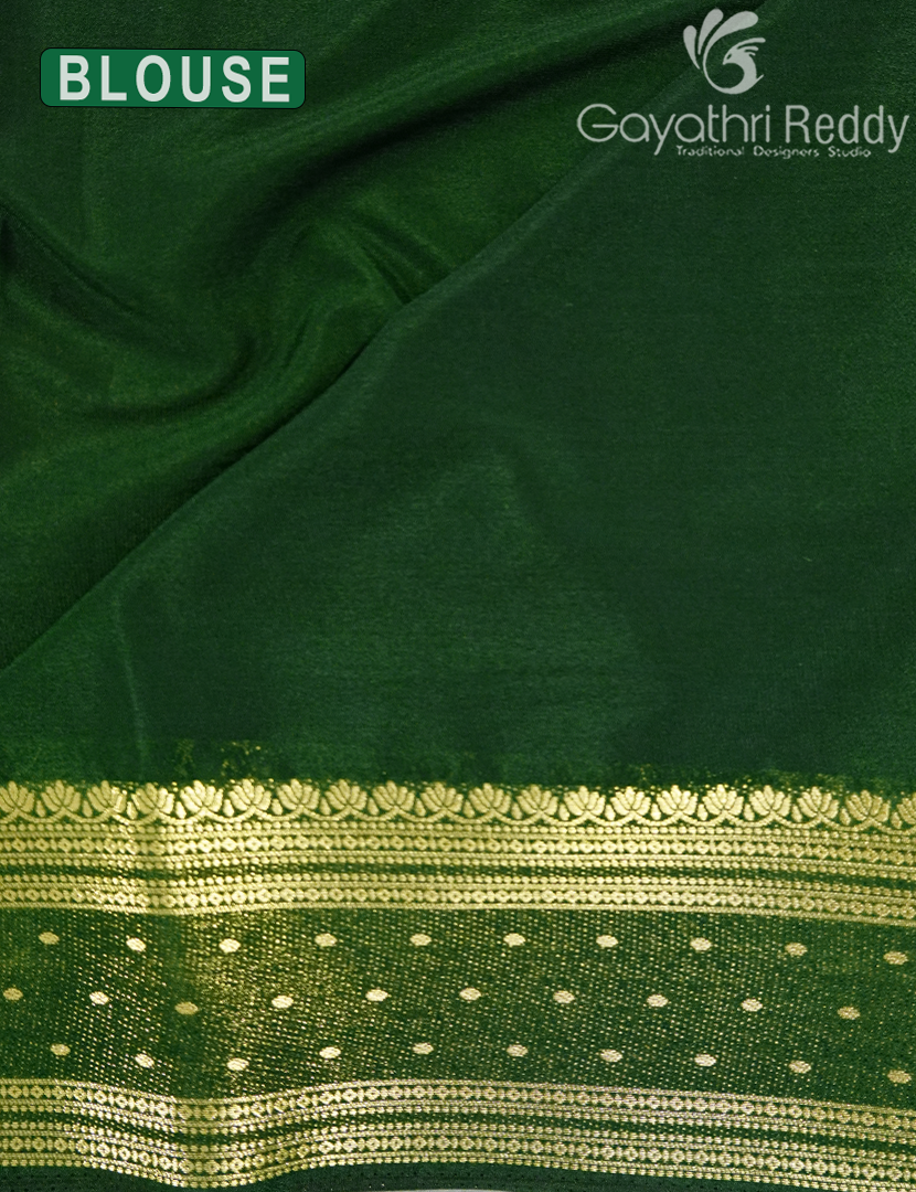 SEMI MYSORE CREPE SAREE-SMC407