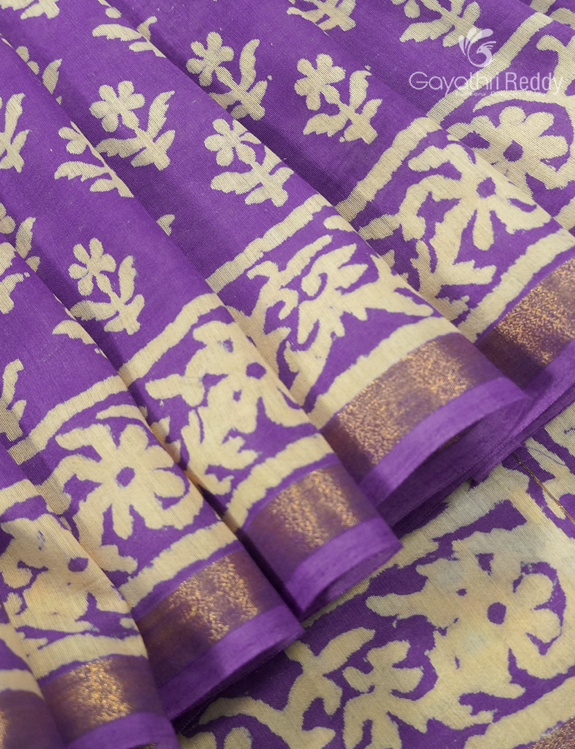 PURE CHANDERI SAREE-PCS673