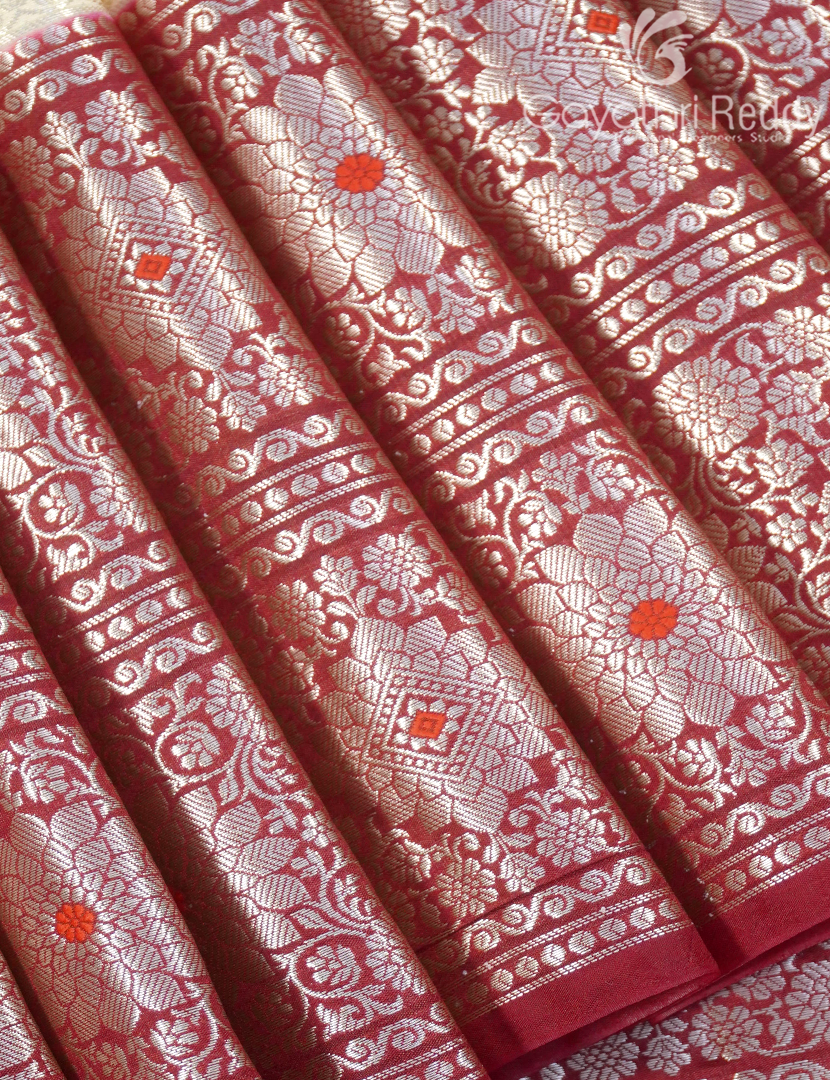 MANGO SILK SAREE -PRM1075