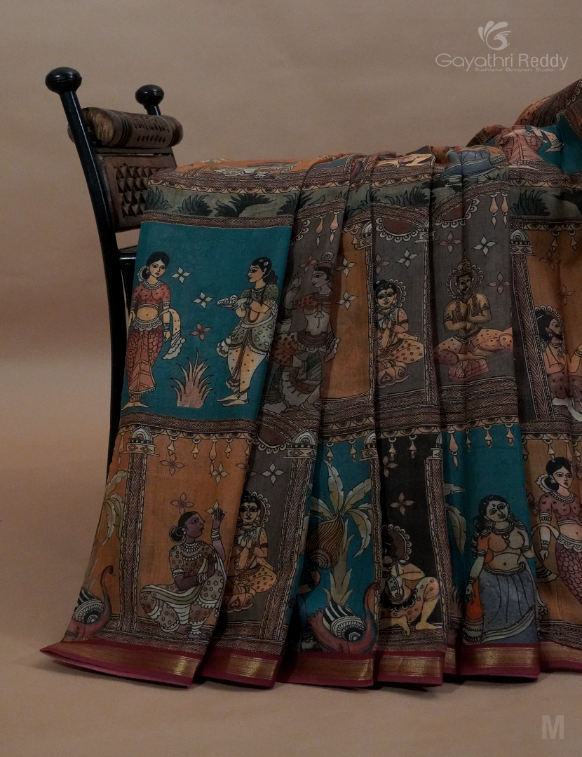 PURE KALAMKARI KADI COTTON-KKC7