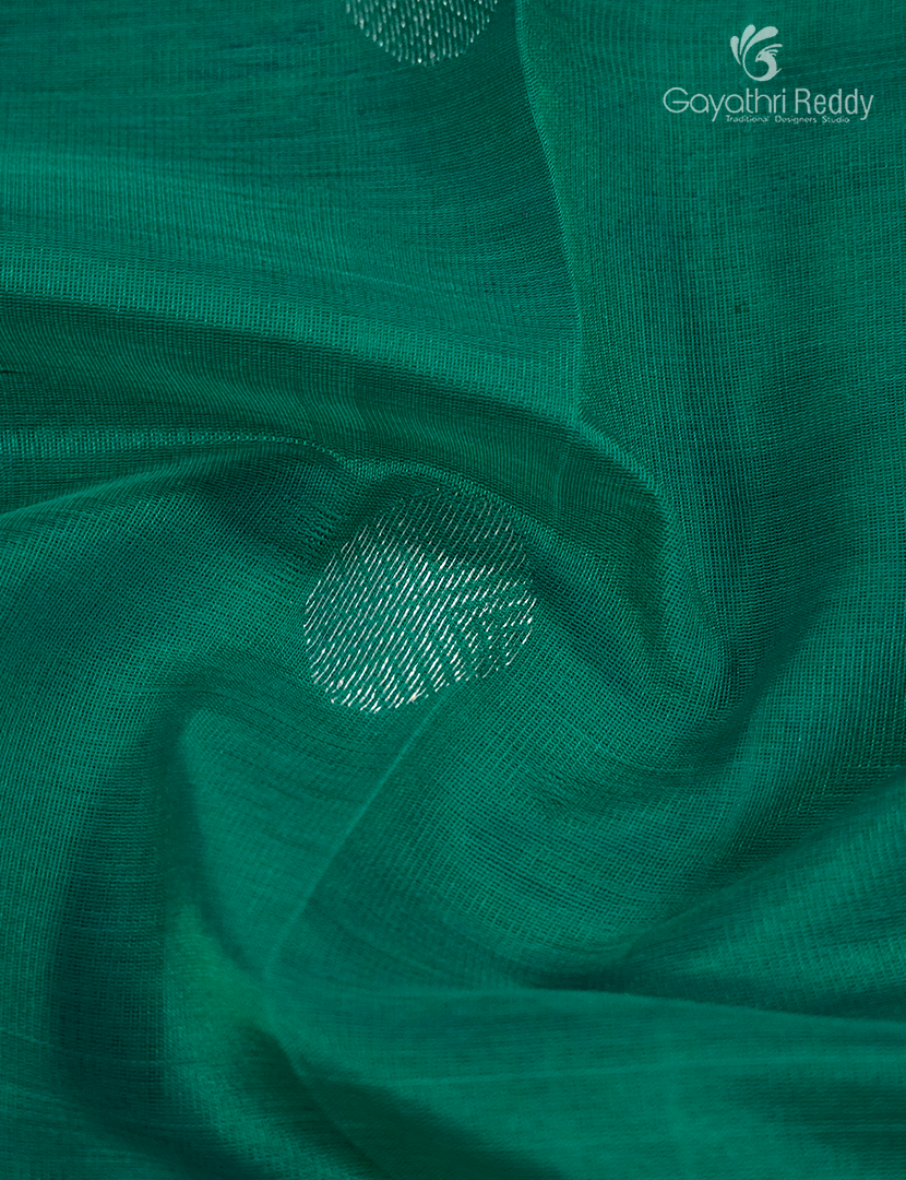Pure Arani Sico Saree in Sea Green and Lime Yellow