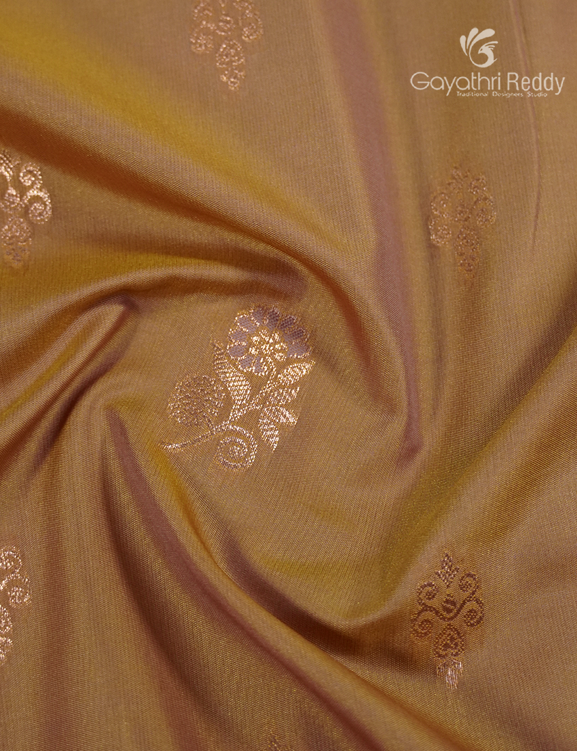 Semi Kanchipuram Art Silk Saree in Light Beige