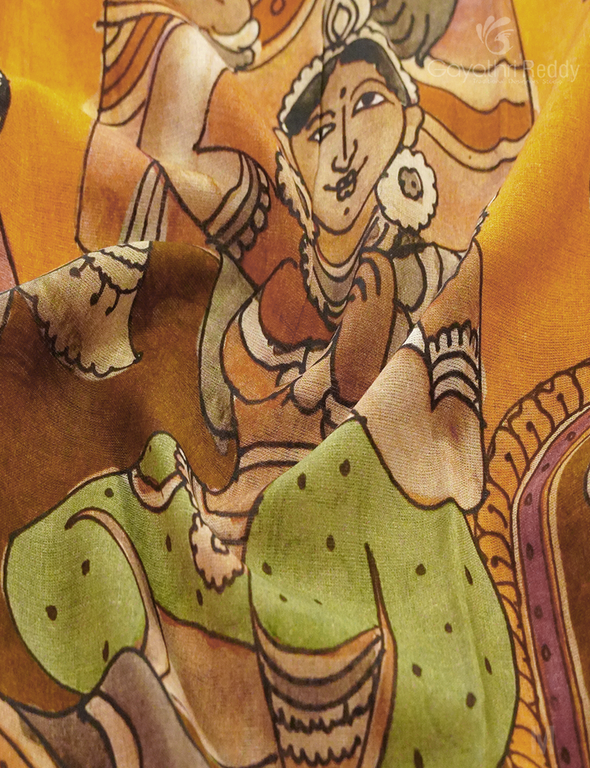 PURE KALAMKARI KHADI COTTON-KKC119